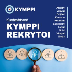 Mainoskuva Kuntayhtymä Kympin rekrytoinnista