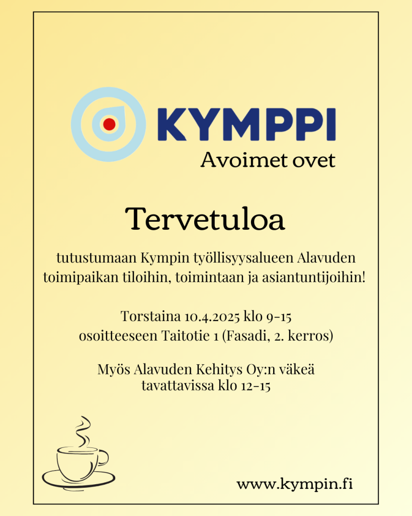 alavuden avoimet ovet